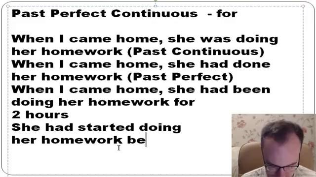 011 Английские времена. Past Perfect Continuous