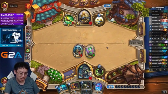 Play dead hunter is a high legend deck – standard constructed – the witchwood