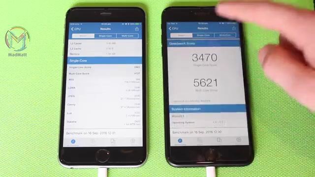 IPhone 7 Plus VS iPhone 6s Plus SPEED TEST
