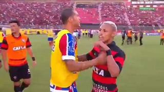 Драка в матче бразильского чемпионата