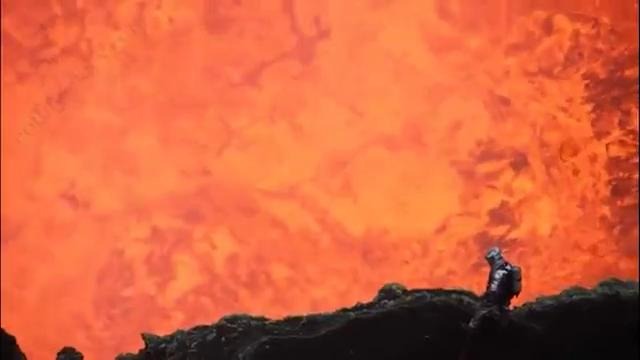 Вблизи кипящего вулкана