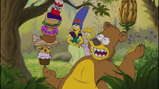 The Simpsons. Couch Gag by Eric Goldberg, animation on fox