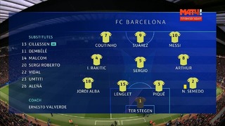 МЮ – Барселона | Лига Чемпионов УЕФА 2018/19 | 1/4 финала | Первый матч (2 тайм)