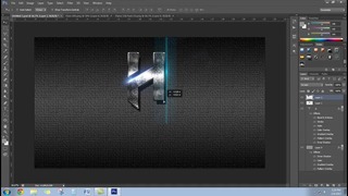 Tutorial- Metallic text and flares photoshop – HAD3Sdesigns tutorial