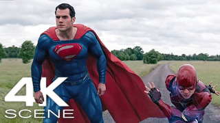 The Race. Flash vs Superman | 4K Scene – Justice League Movie Clip
