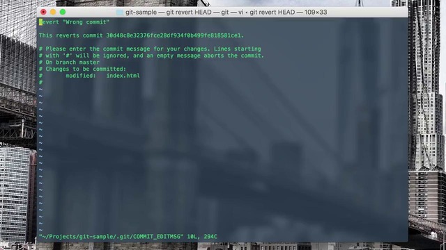 Git Урок 7. Revert – Отмена коммита