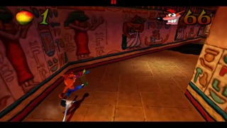 Прохождение PS1: Crash Bandicoot Warped – 4 серия (4 комната)