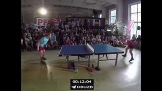 Пинг понг с головой