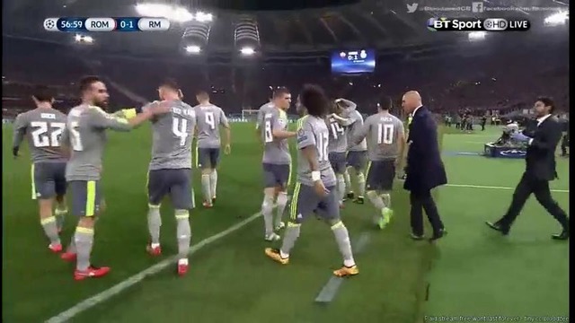 Рома 0-2 Реал Мадрид ЕВРОПА: Лига чемпионов – Плей-офф – 1/8 финала