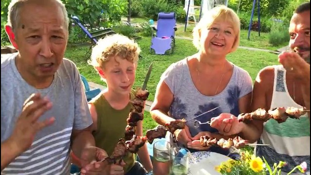 Шашлык + запеченные помидоры последний дачный выпуск простой
