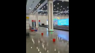 Аэропорт Ташкент после дождя 3 июня
