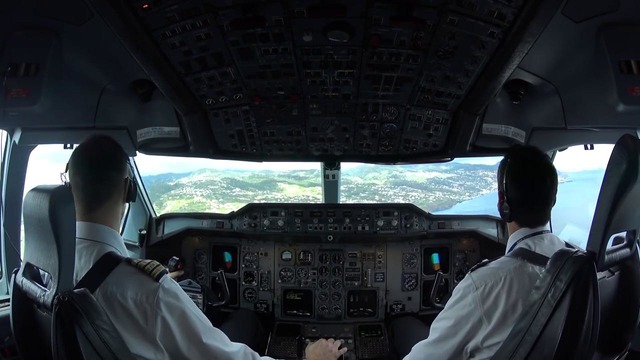 A310 посадка в Мадейре (Криштиану Роналду Int.airport)