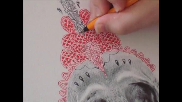 Как нарисовать череп
