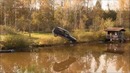 Прыжок в пруд на Volkswagen Golf