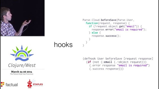 Clojure West 2014 – Travis Vachon – cljs All The Things – Full Stack Apps with ClojureScript