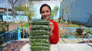 Чтобы не тратится зимой на зелень узбеки делают так! Узбекистан