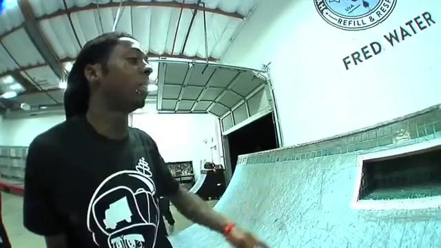 Lil Wayne In The TransWorld Skatepark