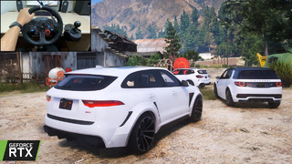 GTA 5 – Jaguar F-Pace, BMW X3M, Land Rover Discovery Sport | OFFROAD CONVOY