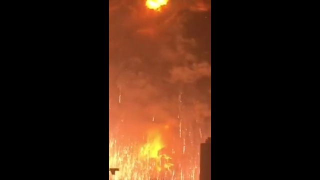 Мощный взрыв в Китае