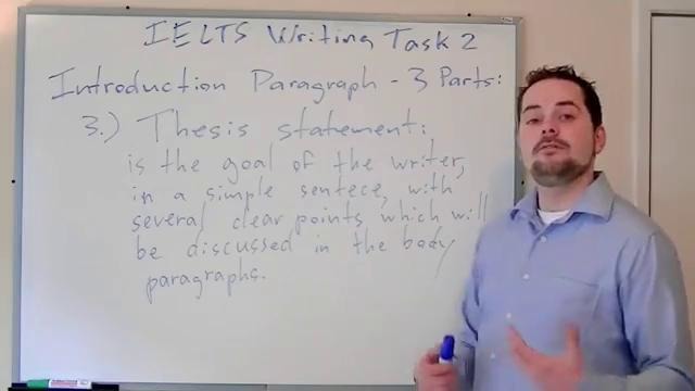 IELTS task 2 writing structure with example, part 2