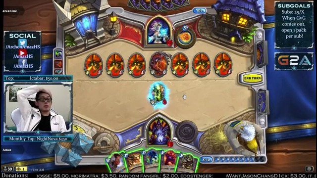 Hearthstone – The YOYO combos in Arena