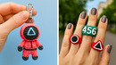 РУКОДЕЛИЕ В СТИЛЕ «ИГРА В КАЛЬМАРА» Модные DIY Аксессуары