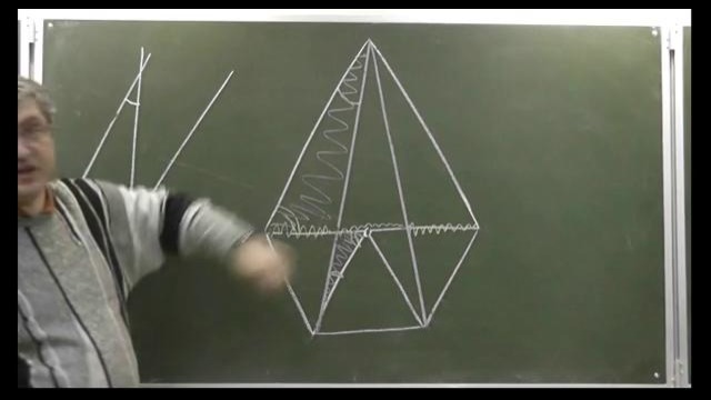 Подобие – равносторонние треугольники на стороне равностороннего треугольника