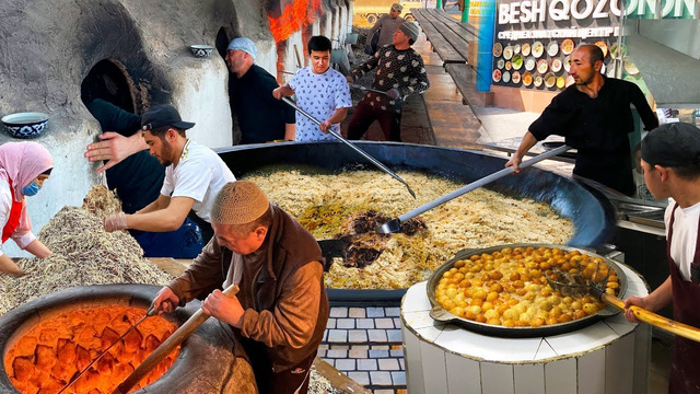 73 Million Views of Popular and Traditional UZBEK STREET FOODS | Uzbek Cuisine