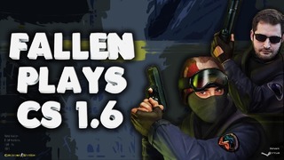 Папа Fallen играет в Counter Strike 1.6 (стрим)