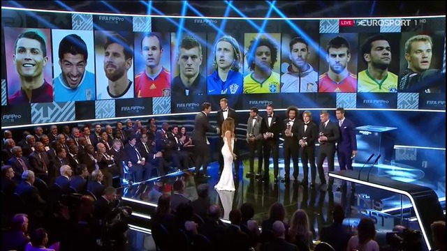 Церемония награждения ФИФА 2016