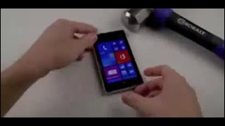 Nokia Lumia 925 Hammer & Knife Test
