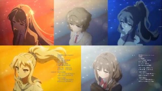 Seishun Buta Yarou wa Bunny Girl Senpai no Yume wo Minai ED [VER 1-5] Comparison