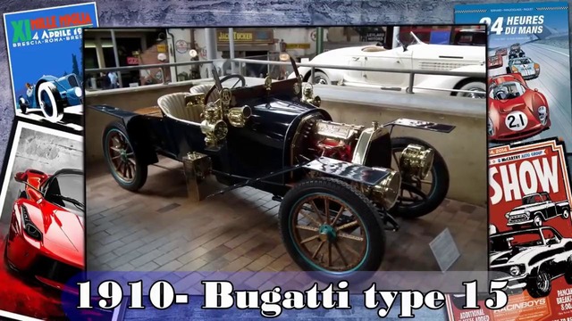 Эволюция машин Bugatti (1901 – 2018). Evolution Of The Bugatti