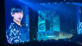 VCR+ V solo (BTS LOVE YOURSELF TOUR in Chicago) 021018 fancam