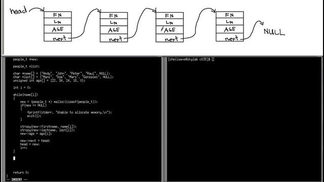 C Programming in Linux Tutorial #035 (Rev. 2) – Linked List