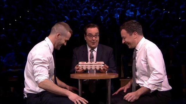 Jimmy Fallon: Egg Russian Roulette with Ryan Reynolds