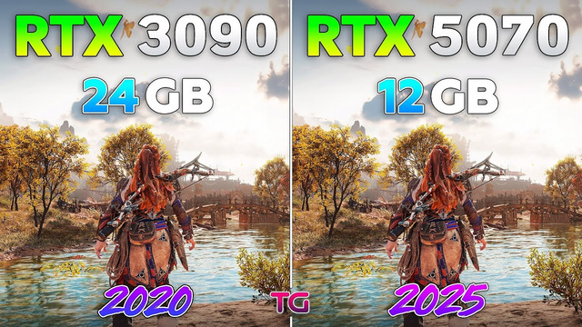 RTX 3090 vs RTX 5070 – Test in 10 Games