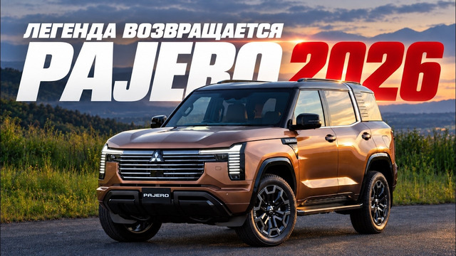 Новый Pajero 2026: настоящий внедорожник вернулся