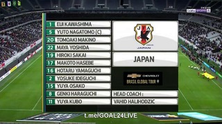 Япония – Бразилия | Товарищеские матчи 2017