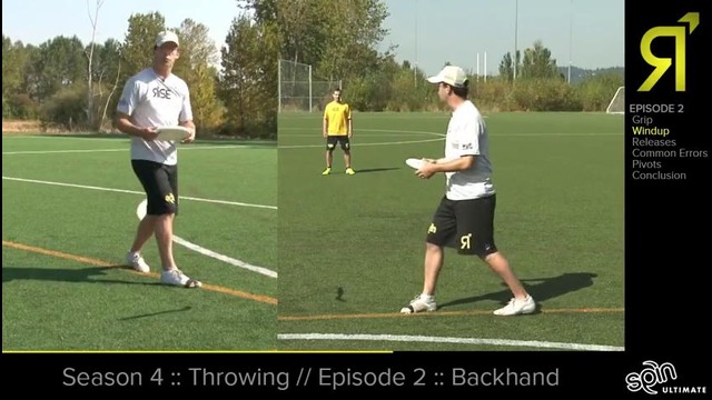 Как бросать backhand