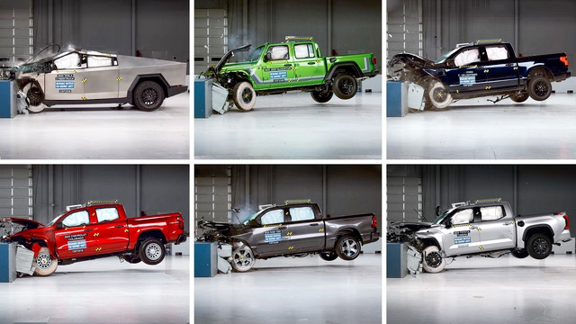 Crash Test Pickup Truck – F150, Cybertruck, Ram, Tundra, Colorado, Gladiator, Rivian