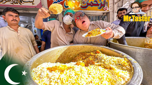 Al Rehman бирьяни – королевский бирьяни с курицей и безумной подачей в Карачи. Уличная еда Пакистана