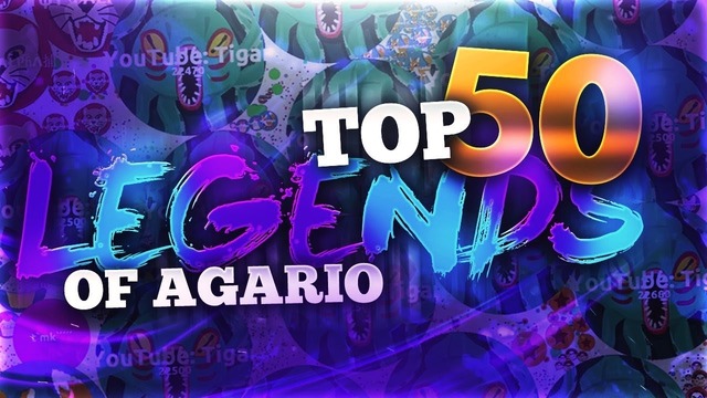 Top 50 legends of agar.io
