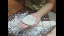 Korean Food: Sweet Rice Cake with Red Bean Paste (찹쌀떡)