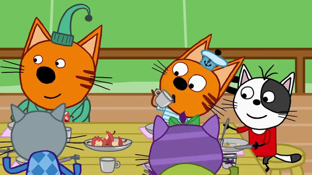 Три кота | Серия 117 | Лесные котики | Мультфильмы для детей