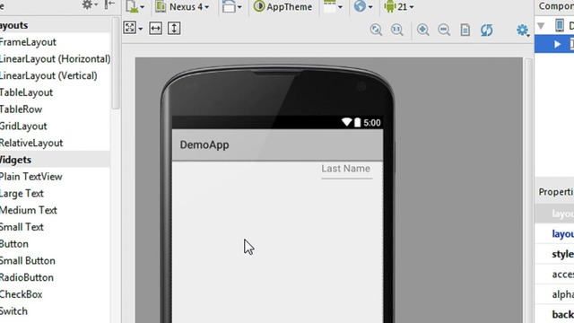 Android Studio Tutorial – 06 – Working with Relative Layout