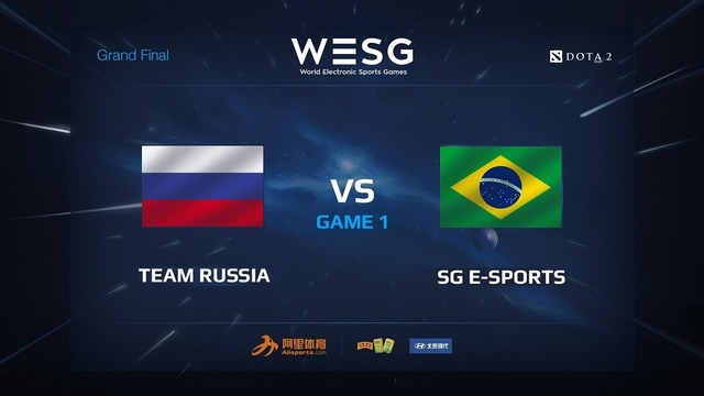 WESG 2017. LAN-Finals Dota 2 – Team Russia vs SG e-sports (Game 1, Play-off)