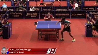 2017 German Open Highlights- Hugo Calderano vs Sanil Shetty (Qual)