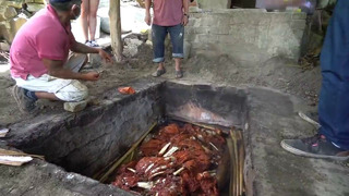 Real Mexican BBQ. 100kg Full Cow Barbecue