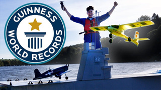 First Remote Control (RC) Plane Landing On RC Aircraft Carrier – Guinness World Records